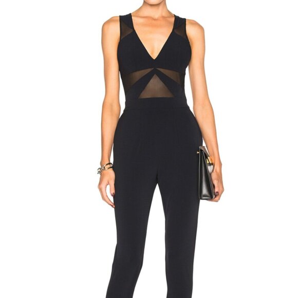 Carisa Rene Besame Jumpsuit - Black - Picture 1 of 6